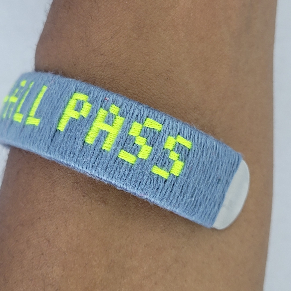 Stylish Faith-Based Embroidered Adjustable Bracelet - Picture 10 of 10